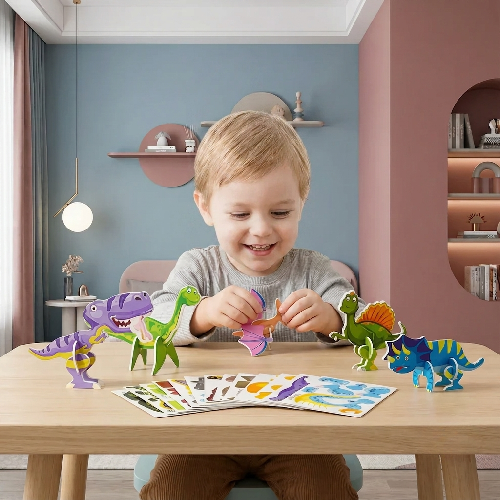 Puzzle 3D Educativ pentru Copii