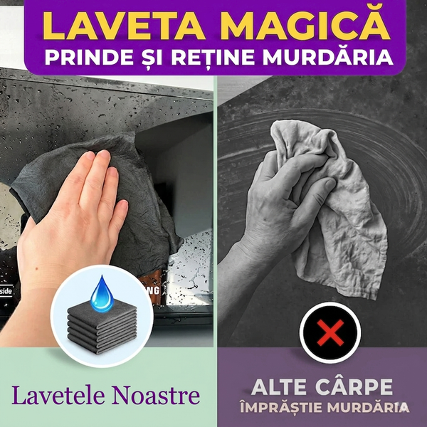 Lavete Magice din Microfibră
