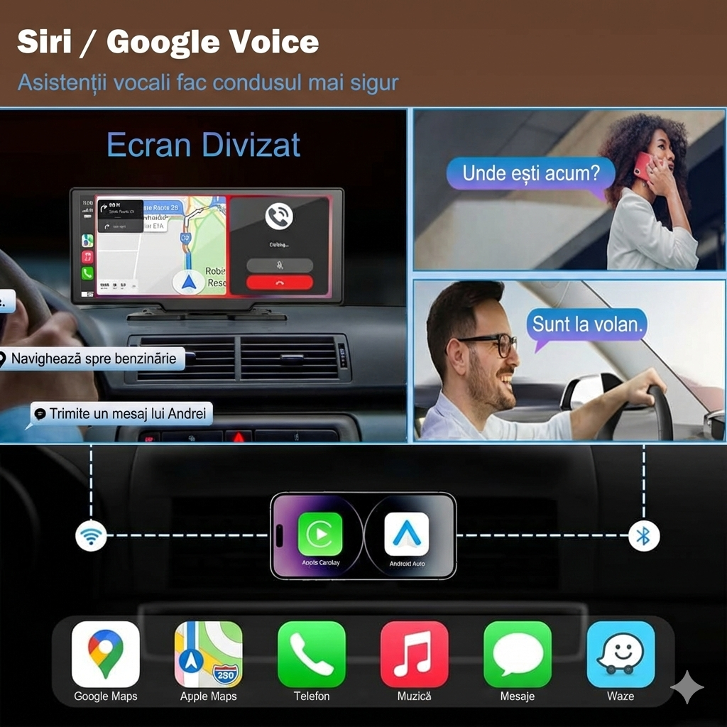 Ecranul Auto Smart 10.26" — Hub Multimedia Inteligent pentru Mașina Ta
